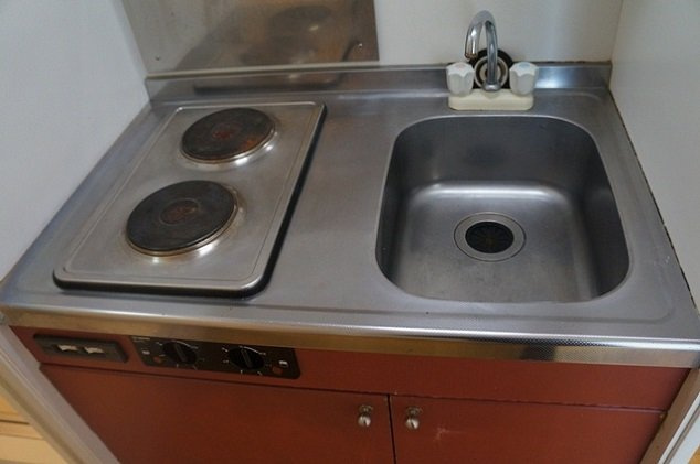 レオパレスジニアのキッチン|設備・仕様は号室により異なる為、現況を優先致します。