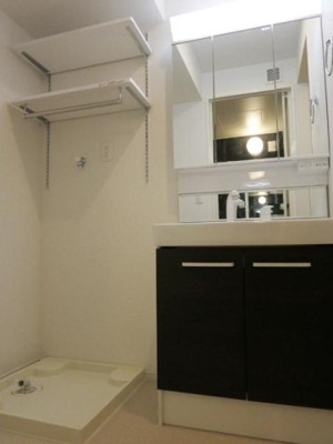 【洗面所】 | リジエール幸田 | 脱衣スペースもあります