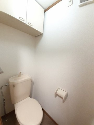 【トイレ】 | アビタシオン渡Ｂ | コンパクトで使いやすいトイレです