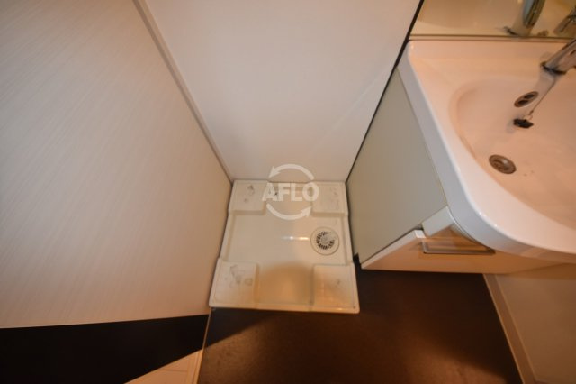 プレサンス大阪城公園ファーストシートの設備|プレサンス大阪城公園ファーストシート　洗濯機置場