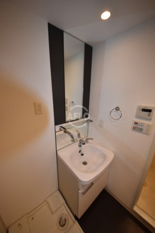 プレサンス大阪城公園ファーストシートの独立洗面台|プレサンス大阪城公園ファーストシート　洗面所