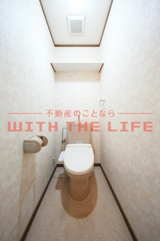 第3コーポ江頭【キャッシュバック対象物件】のトイレ|落ち着いたトイレです