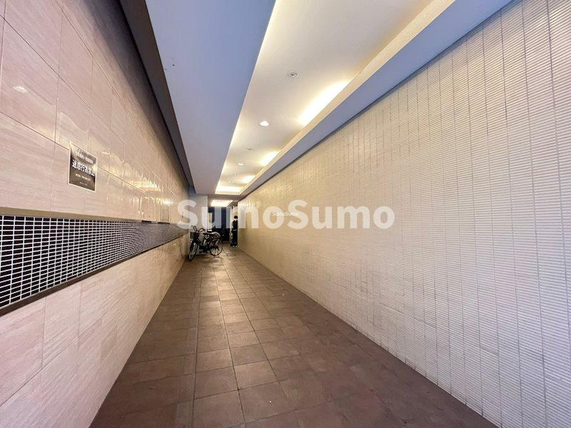 OCEAN松屋町のロビー|落ち着いたロビーです