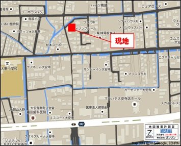 メゾンフルールの地図