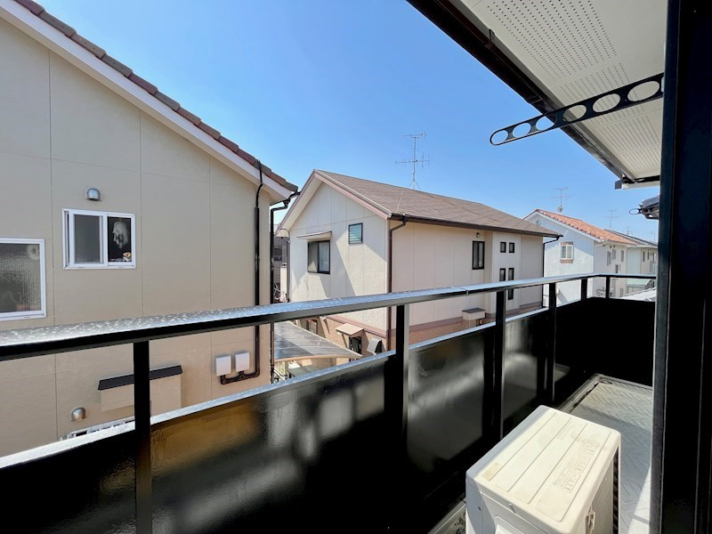 ファミールのざきのバルコニー