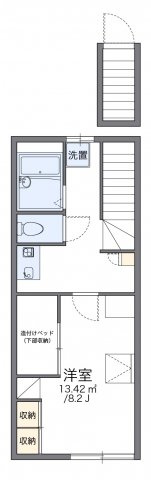 【間取り】 | レオパレスＭｅｒｖｅｉｌｌｅ