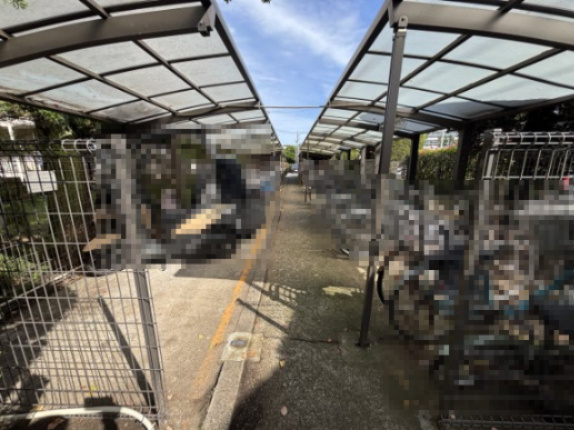 駐輪場です
