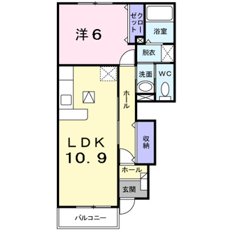 【間取り】 | ウエストスクエアＢ棟
