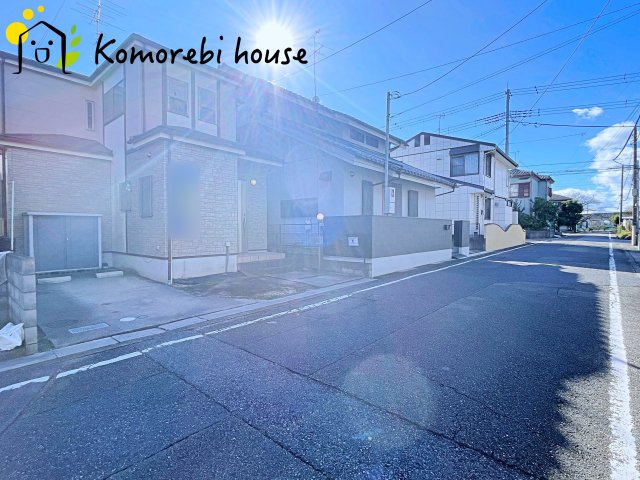 白岡市西２丁目　中古戸建の前面道路含む現地写真|11/10　撮影済み