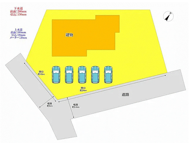 玉村町樋越　中古1849の区画図