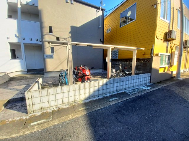 エマーブルの駐輪場