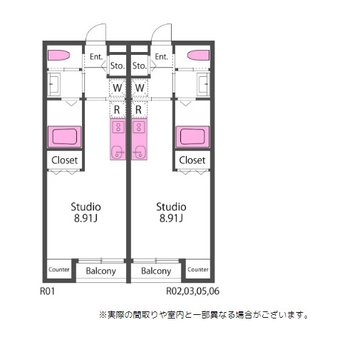 エマーブルⅡの間取り
