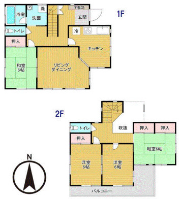 玉村町樋越　中古1380の外観
