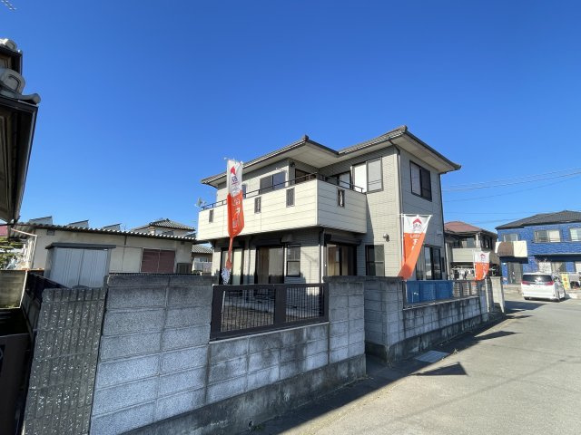 玉村町樋越　中古1180の前面道路含む現地写真