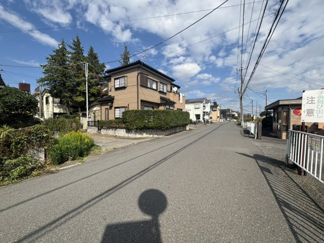 野田市木間ケ瀬　売地　34坪の前面道路含む現地写真