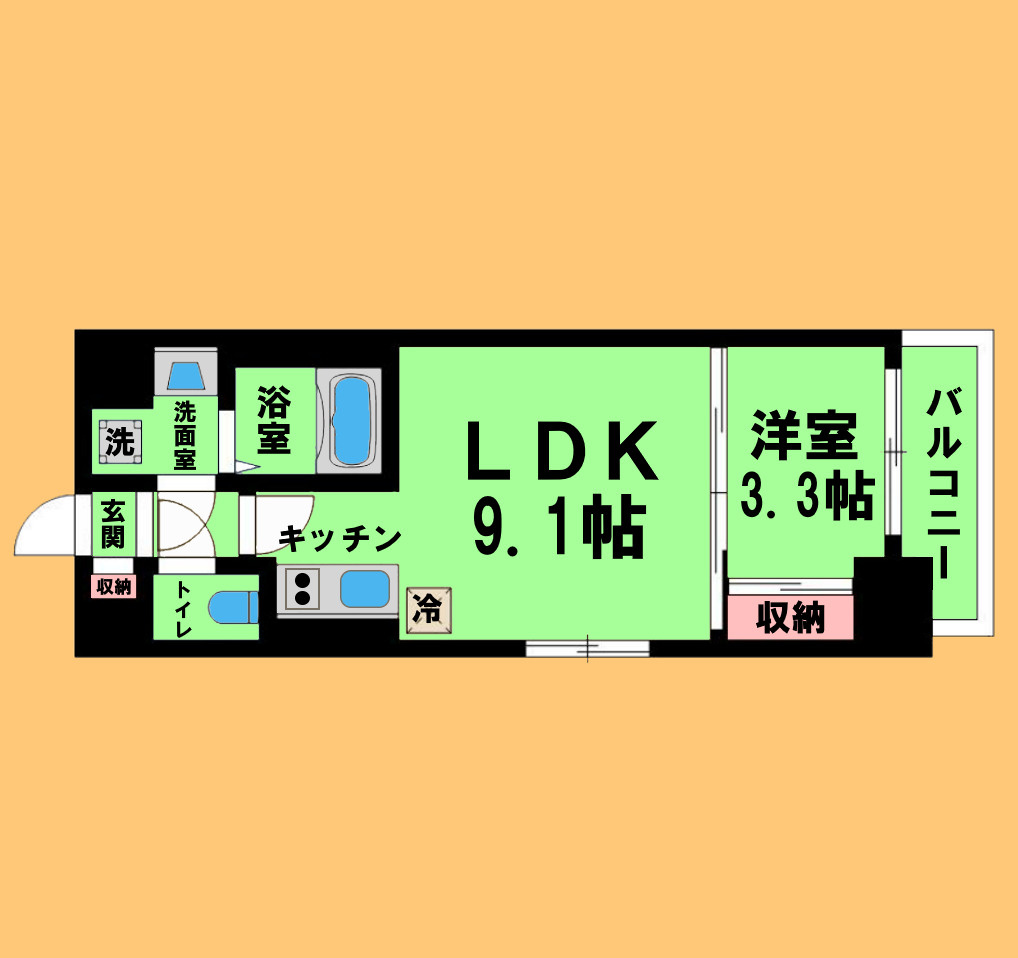 CREST TAPP大曽根Ⅱの間取り