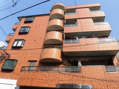 【外観】 | 平ハツマンション | ツートンカラーのおしゃれな外観です