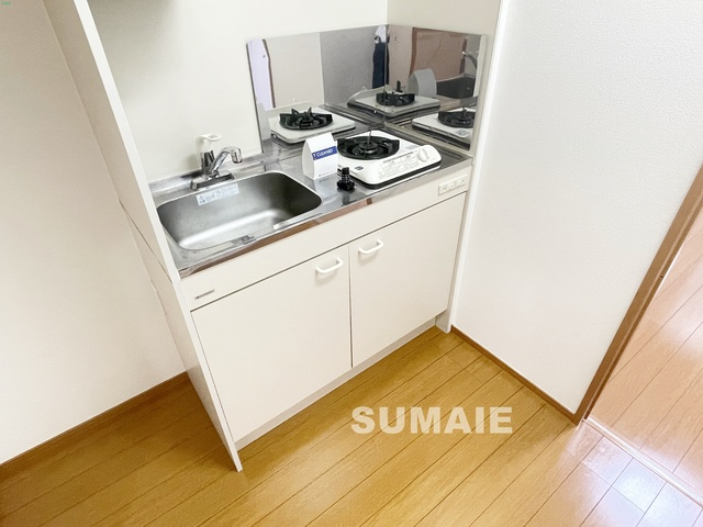 サンライズヒルズ　Ｔ．Ｂのキッチン|1口ガスコンロ設置済みキッチンです☆