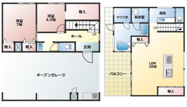 【間取り】 | 西区河内町船津