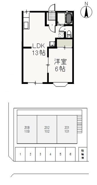 メゾン・ド・Yukiの間取り