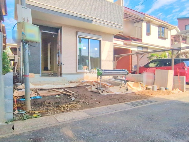 富士見市大字鶴馬の新築一戸建の駐車場