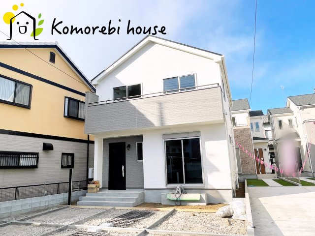 上尾市大字上尾下　4期　新築一戸建て　ハートフルタウン　Bの外観|耐久性に優れたサイディング貼りの外観。雨風に強く、汚れにくい素材で美しさが長持ちします。日々のメンテナンス負担を軽減し、家族の暮らしをしっかり守る安心の新築住宅です。