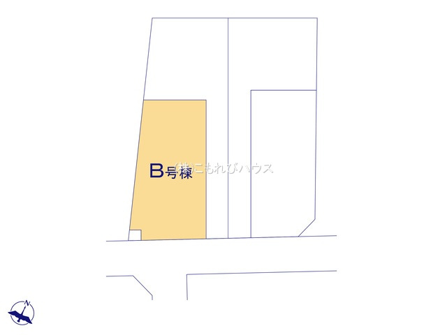上尾市大字上尾下　4期　新築一戸建て　ハートフルタウン　Bの区画図|B号棟