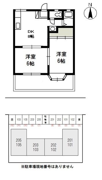 グランドールAの間取り