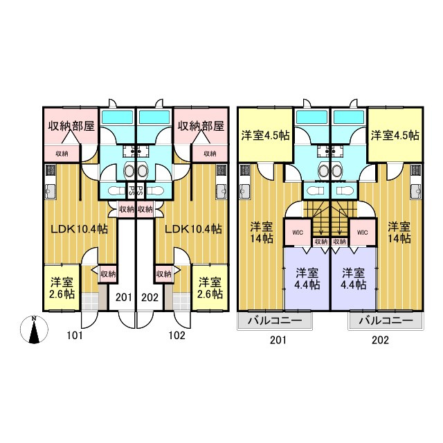 ソレジャートの間取り