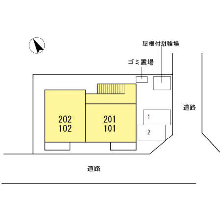 アルページュの区画図