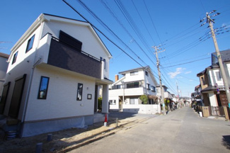 【前面道路含む現地写真】 | 【仲介手数料無料！！】府中市四谷3丁目　新築戸建て（全1棟）1号棟　4690万円