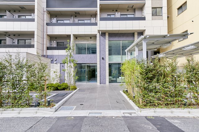 アーバネックス早稲田テラスのエントランス|落ち着いたエントランスです