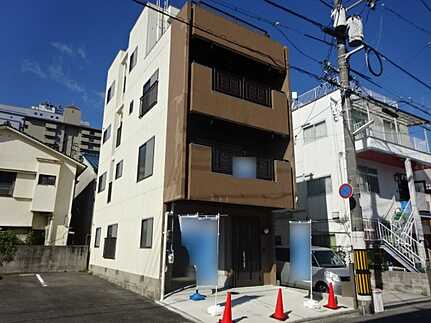 広島市南区宇品海岸２丁目の前面道路含む現地写真