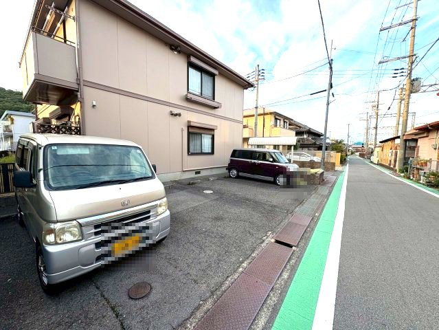 北浦第二ハイツの駐車場