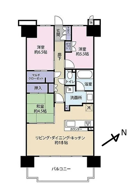ウエリス光明池 3LDK 10階