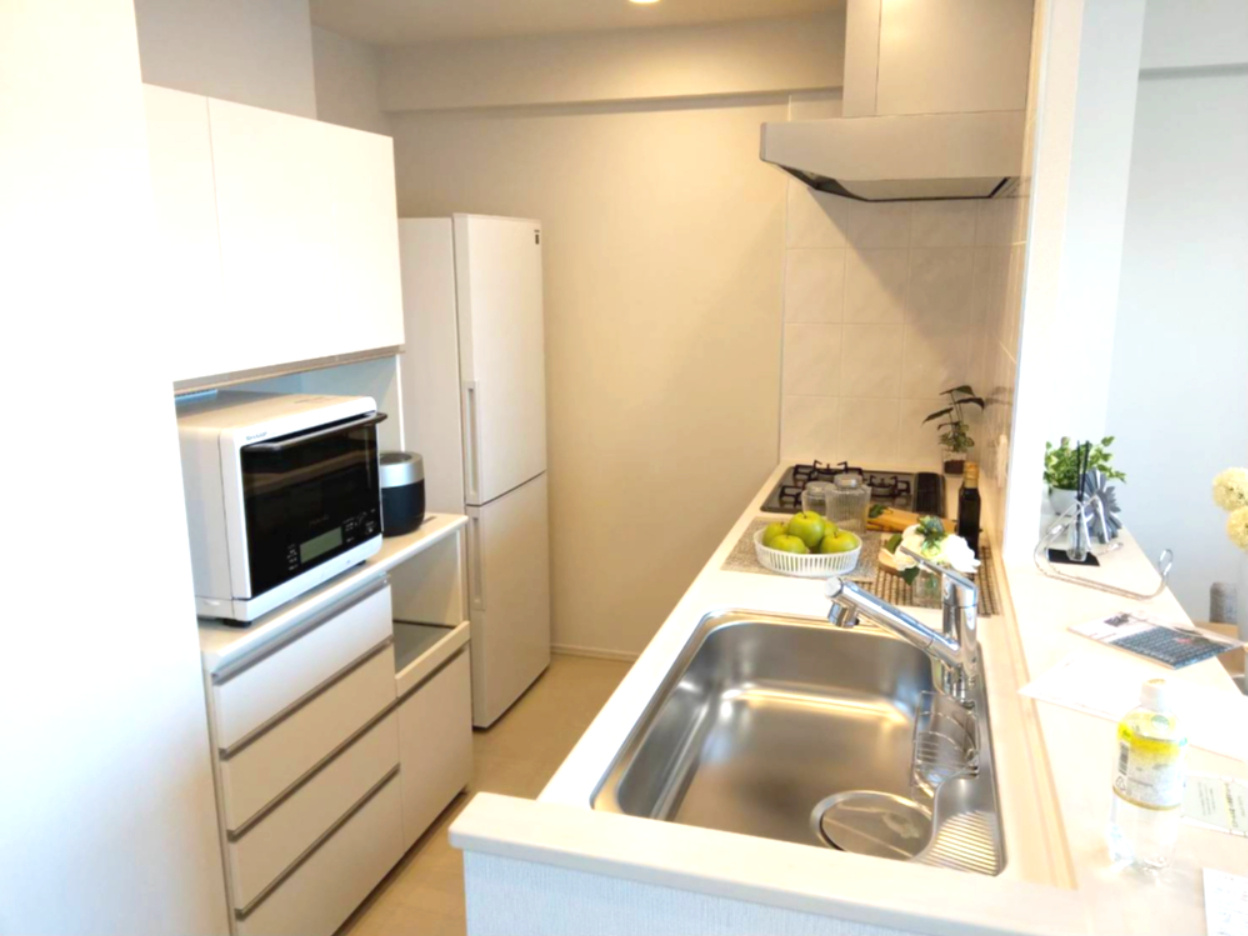 ウエリス光明池 3LDK 10階のキッチン|お料理しやすいキッチンです