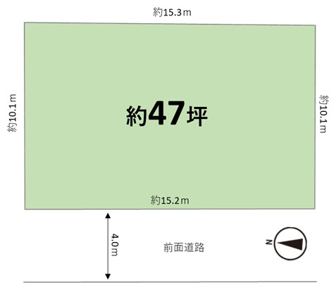 明石市魚住町錦が丘1丁目の土地図