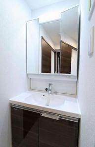 ジェノヴィア浅草橋Ⅱスカイガーデンの独立洗面台