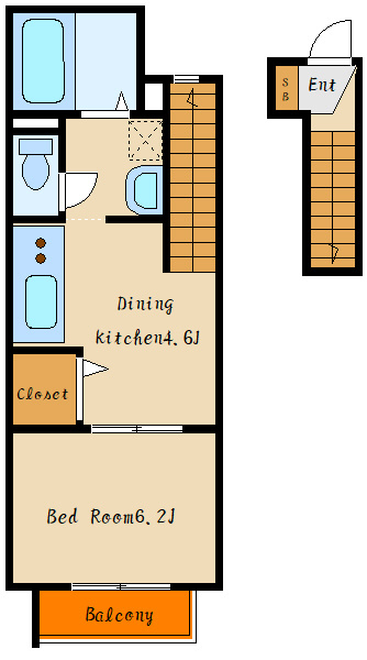 セレッソ八木の間取り