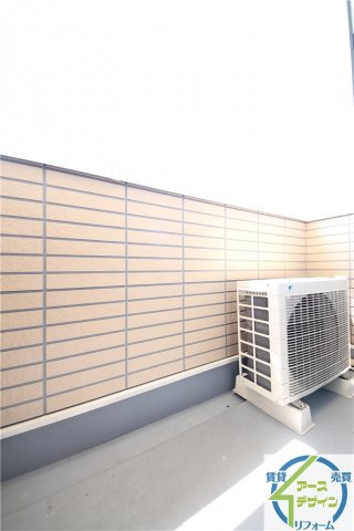 セレッソ八木のバルコニー|落ち着いた時間を過ごせるバルコニーです