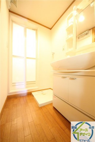 セレッソ八木の洗面所|忙しい朝には欠かせない洗面所です