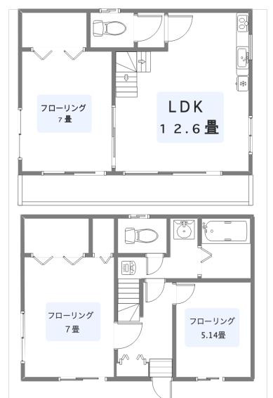 本町3丁目戸建の間取り
