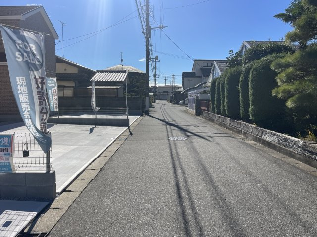 ハートフルタウン宇都宮市東武西川田駅1期　新築一戸建ての前面道路含む現地写真|前面道路含む現地写真です