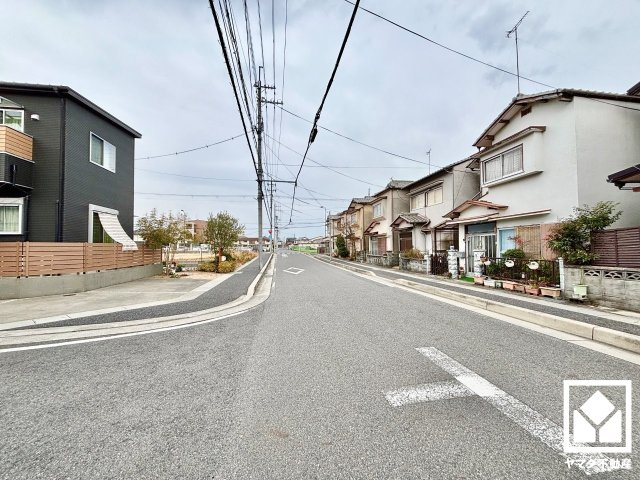 大津市本堅田６丁目　第8　1号棟の前面道路含む現地写真|11月10日　現地写真更新