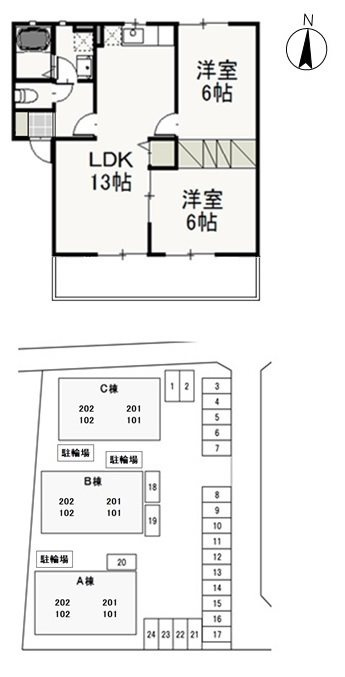ベリーオーライ　Ｃの間取り