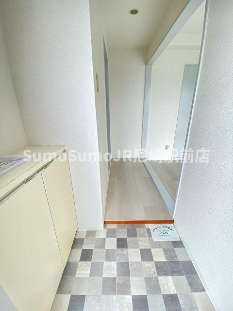 桜木マンションの玄関|収納もある玄関です