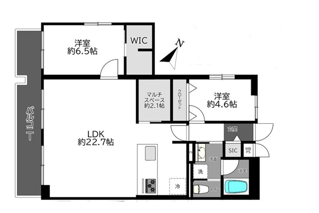 【間取り】 | マンション第二恵比須苑