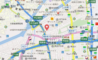 【地図】 | プレサンス京町堀ノース