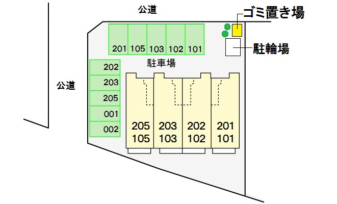 アルカンシェルの区画図|イメージ（同建物内別部屋の写真です）