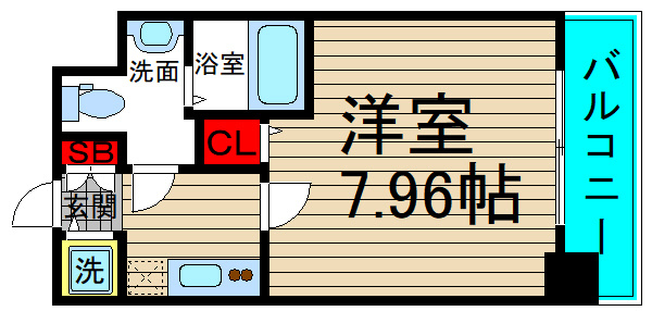 SERENiTE日本橋SUDの間取り